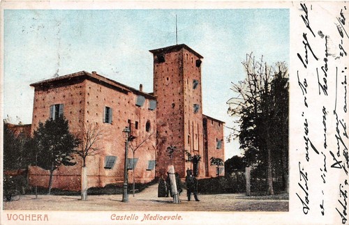 Cartolina - Postcard - Illustrata - Voghera - Castello Medievale …