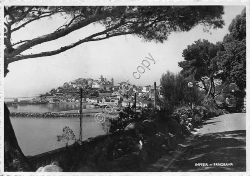Cartolina - Postcard - Imperia - Panorama - 1938