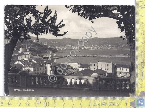 Cartolina - Postcard - Imperia - Panorama - 1947