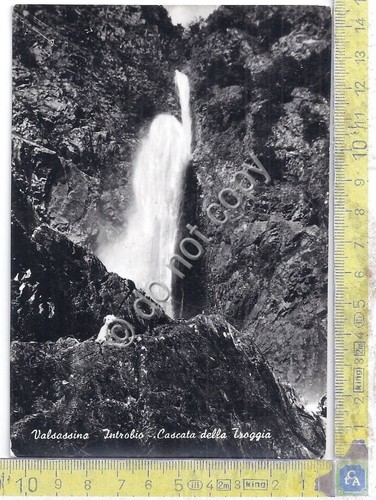 Cartolina - Postcard - Introbio - cascata della Troggia - …