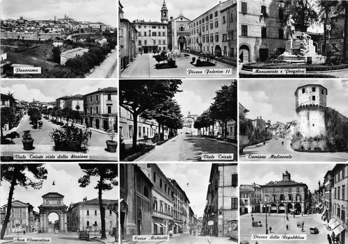 Cartolina - Postcard - Jesi - Vedutine - 1962