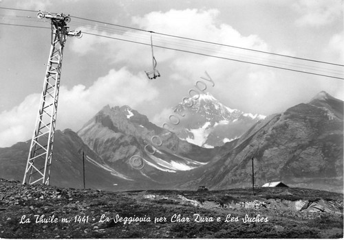 Cartolina - Postcard - La Thuile - Seggiovia Chaz Dura …