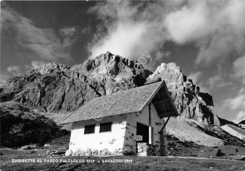 Cartolina - Postcard - Lagazoui - Chiesetta al Passo Falzarego …