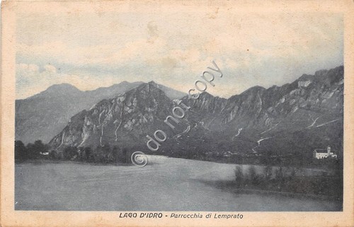 Cartolina - Postcard - Lago d'Idro Parrocchia di Lemprato anni …