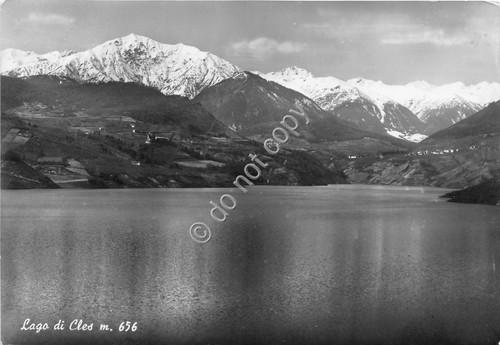 Cartolina - Postcard - Lago di Cles - 1951