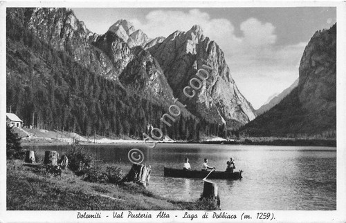 Cartolina - Postcard - Lago di Dobbiaco - Val Pusteria …