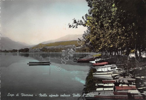 Cartolina - Postcard - Lago di Viverone - Sfondo con …
