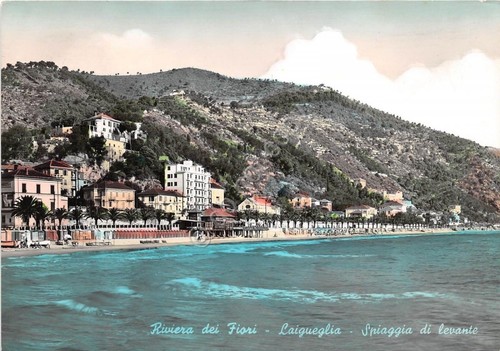 Cartolina - Postcard - Laigueglia - Spiaggia di Levante dal …