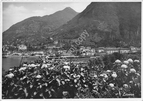 Cartolina - Postcard - Laveno Panorama anni '50