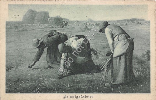 Cartolina - Postcard - Le Spigolatrici - 1925