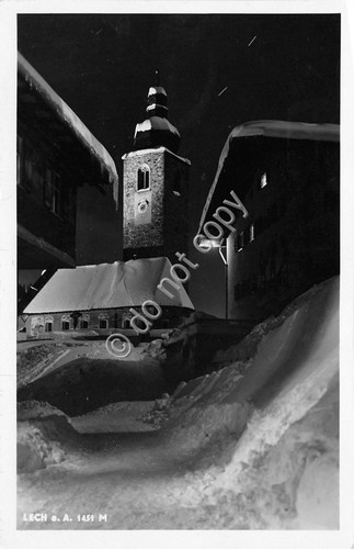 Cartolina - Postcard - Lech am Arlberg - Chiesa - …