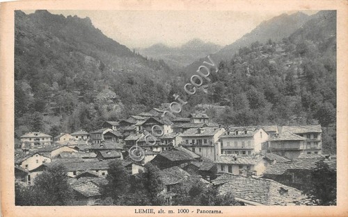 Cartolina - Postcard - Lemie panorama 1933 VG