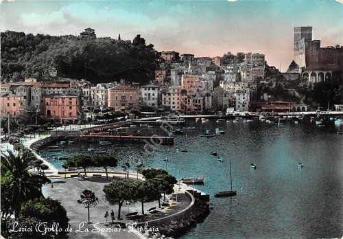 Cartolina - Postcard - Lerici - la baia - anni' …