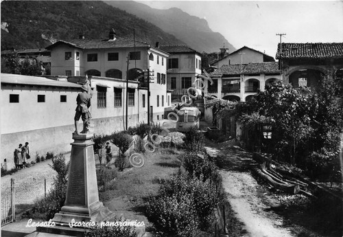 Cartolina - Postcard - Lessolo - via del paese - …