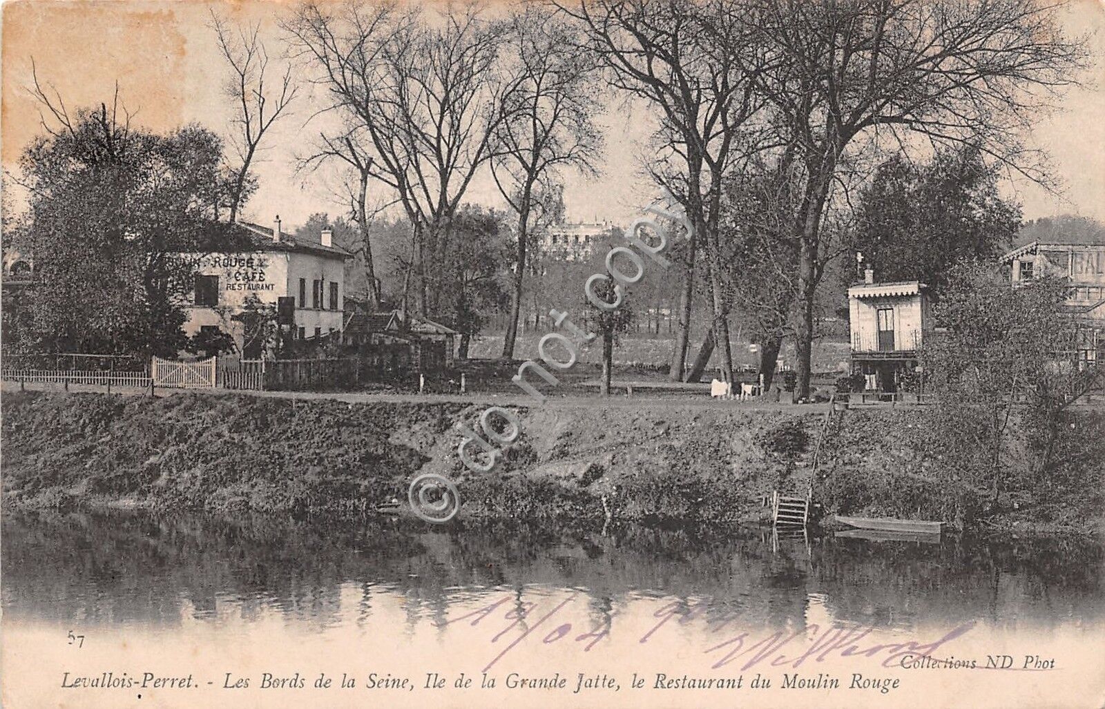 Cartolina - Postcard - Levallois Perret - Bords de la …