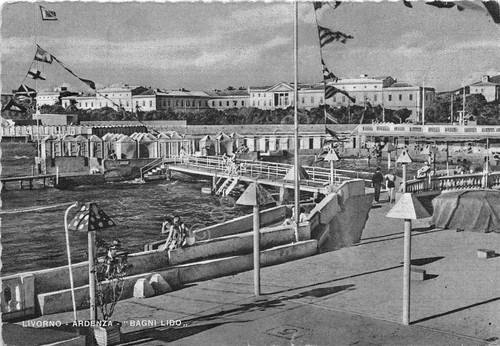 Cartolina - Postcard - Livorno - Ardenza - Bagni Lido …
