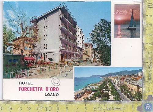 Cartolina - Postcard - Loano - Hotel Forchetta d'Oro - …