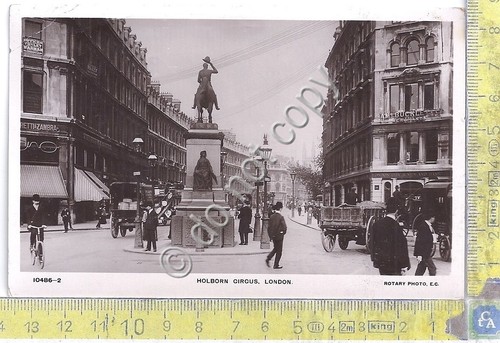 Cartolina - Postcard - London - Holborn Circus - animata …