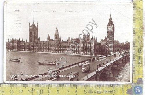Cartolina - Postcard - London - Houses of Parliament - …