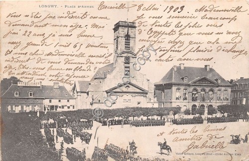 Cartolina - Postcard - Longwy - Place D' Armes - …