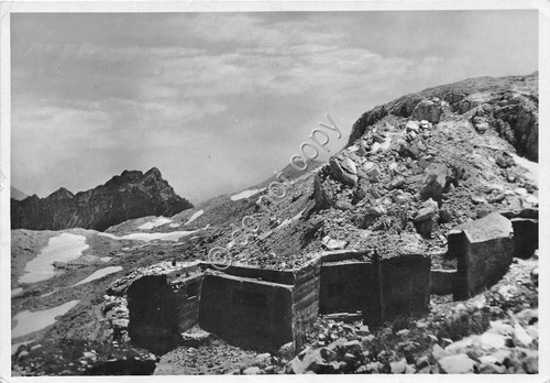 Cartolina - Postcard - M. Pasubio - Effetto della mina …