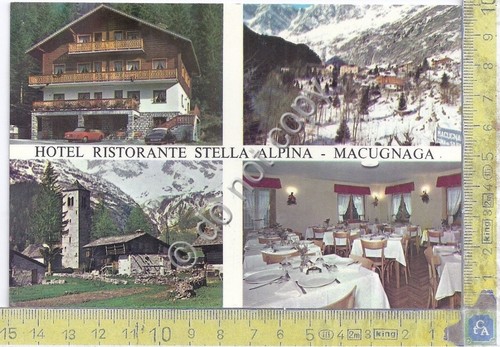Cartolina - Postcard - Macugnaga - Hotel Stella Alpina - …