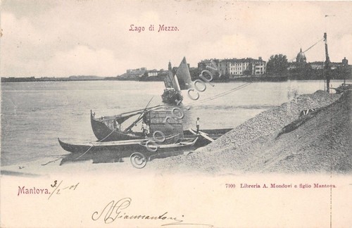 Cartolina - Postcard - Mantova - Lago di Mezzo - …