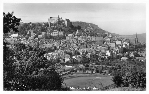 Cartolina - Postcard - Marburg a.d.Lahn - Panorama - '50s