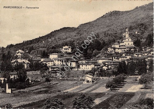 Cartolina - Postcard - Marchirolo - Panorama - 1954