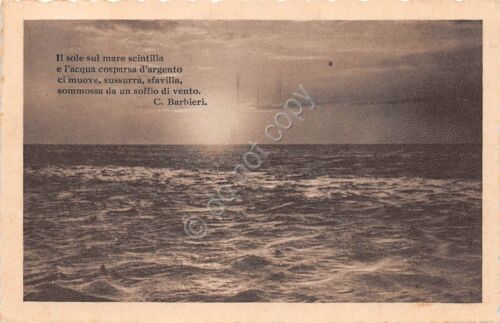 Cartolina - Postcard - Mare - Poesia Barbieri - 1932