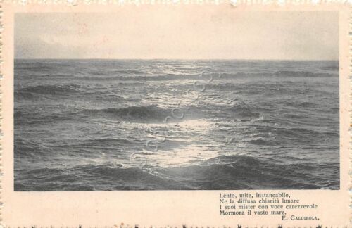 Cartolina - Postcard - Mare - Poesia Caldirola - 1915 …