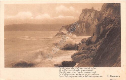 Cartolina - Postcard - mare - Poesia G. Barbieri - …