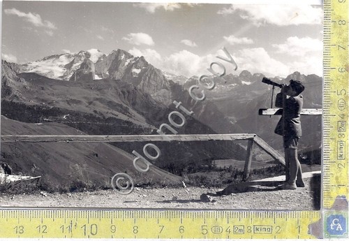 Cartolina - Postcard - Marmolada - Passo sella - anni …