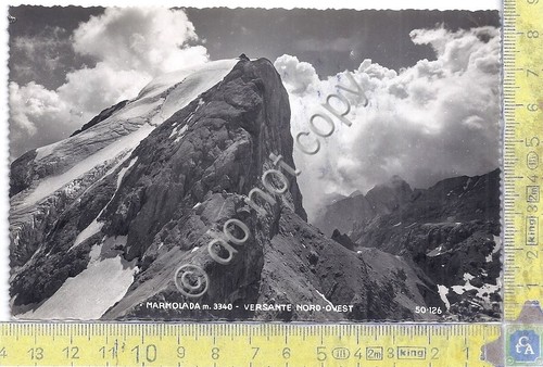 Cartolina - Postcard - Marmolada - Timbro Rifugio Contrin - …