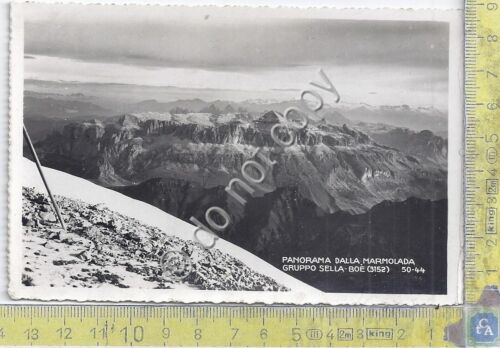 Cartolina - Postcard - Marmolada- Timbro Rifugio Contrin - Alpini …