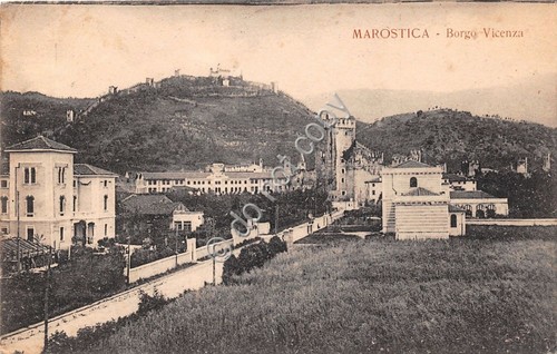Cartolina - Postcard - Marostica - Borgo Vicenza - 1918
