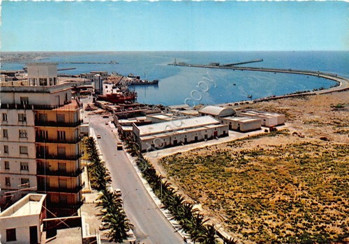 Cartolina - Postcard - Marsala - lungomare e porto - …