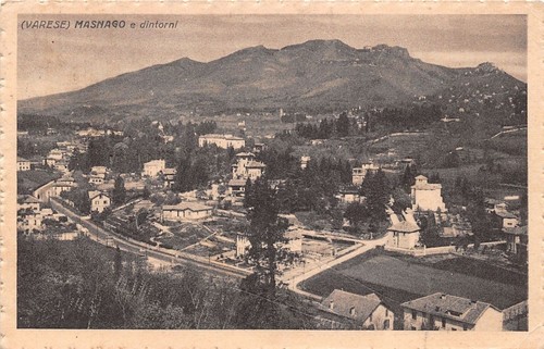 Cartolina - Postcard - Masnago - Panorama dall'alto - 1952
