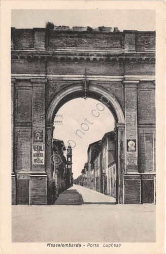 Cartolina - Postcard - Massalombarda - Porta Lughese - NVG
