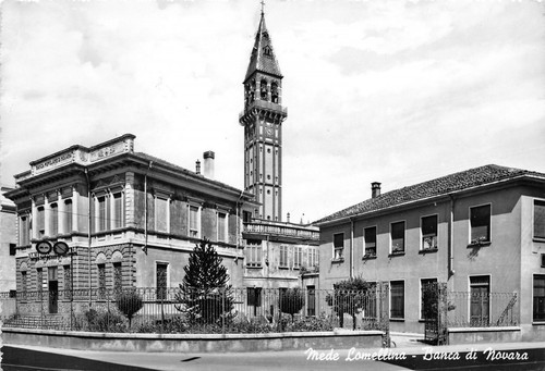 Cartolina - Postcard - Mede Lomellina - Banca di Novara …