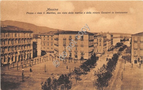 Cartolina - Postcard - Messina - Piazza S. Martino - …