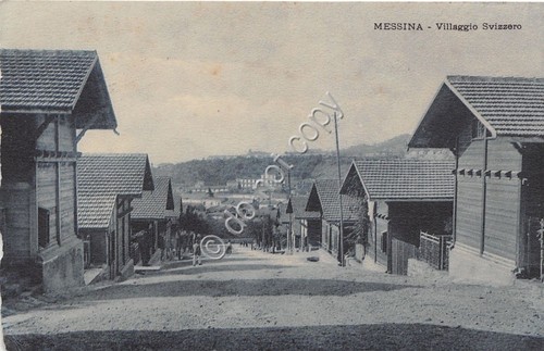 Cartolina - Postcard - Messina - Villaggio Svizzero - anni …