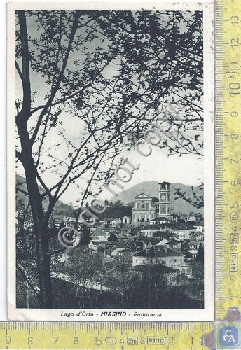 Cartolina - Postcard - Miasino - Panorama - 1954