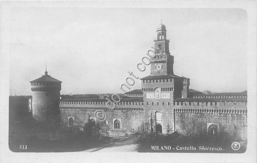 Cartolina - Postcard - Milano - Castello Sforzesco - Traldi …