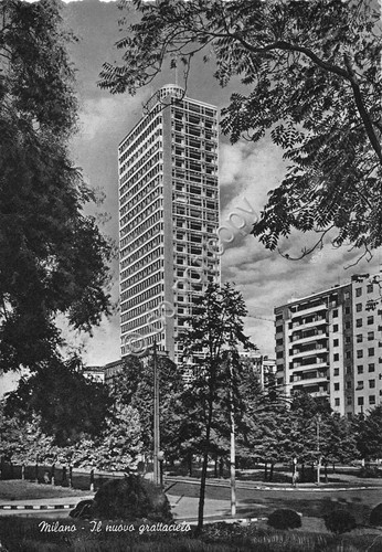 Cartolina - Postcard - Milano - Il nuovo Grattacielo - …