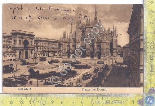 Cartolina - Postcard - Milano - Piazza del Duomo - …