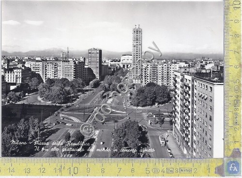 Cartolina - Postcard - Milano - Piazza della Repubblica - …