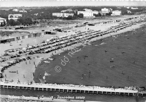 Cartolina - Postcard - Milano Marittima - Panorama aereo - …