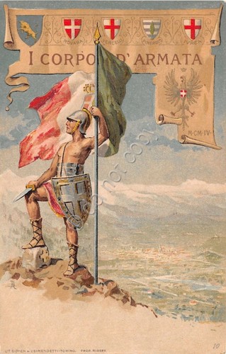 Cartolina - Postcard - Militaria - 1° Corpo d'armata - …