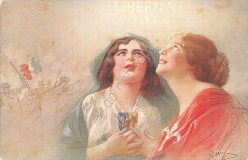 Cartolina - Postcard - Militaria - Guerzoni - Libertà - …